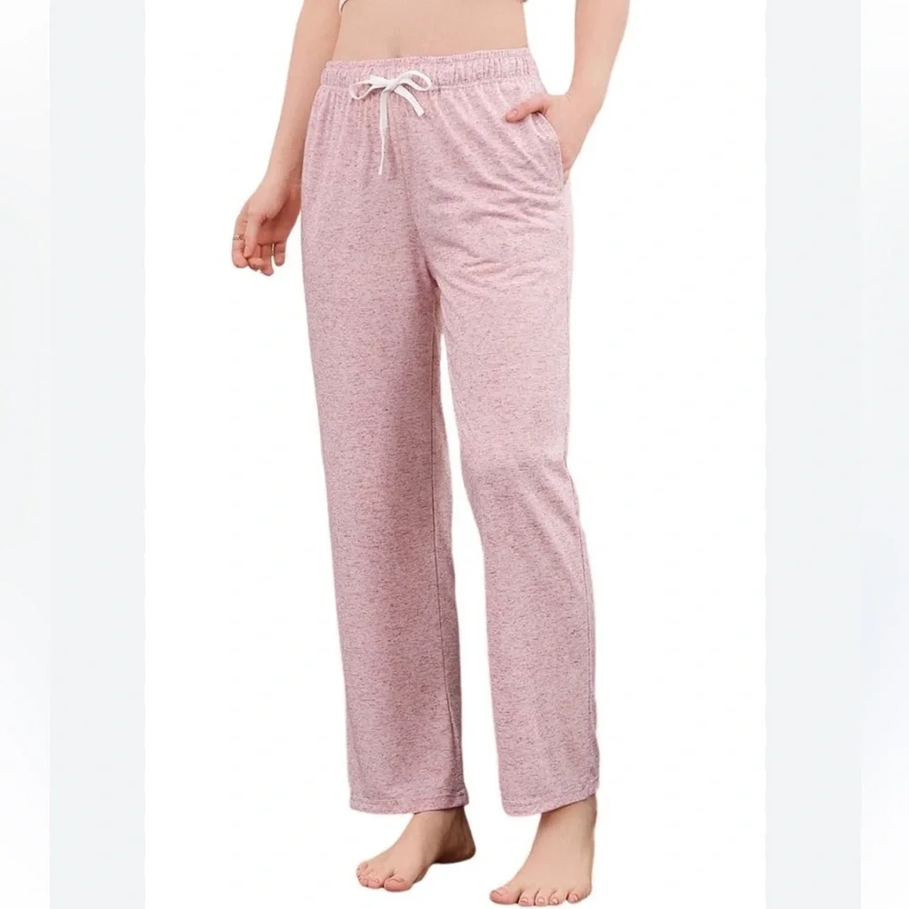 Women's Pink Heartnice Lounge Pants Sz L NWT